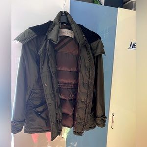 Burberry down jacket size XL